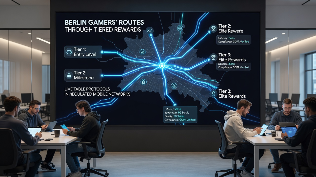 Live-Tische und gestaffelte Belohnungen in Berliner mobilen Gaming-Umgebungen