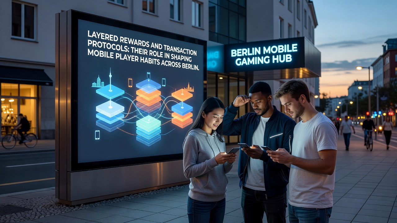 Mobile Spieler interagieren mit Transaktionsprotokollen und Belohnungsebenen auf Berliner Casino-Plattformen